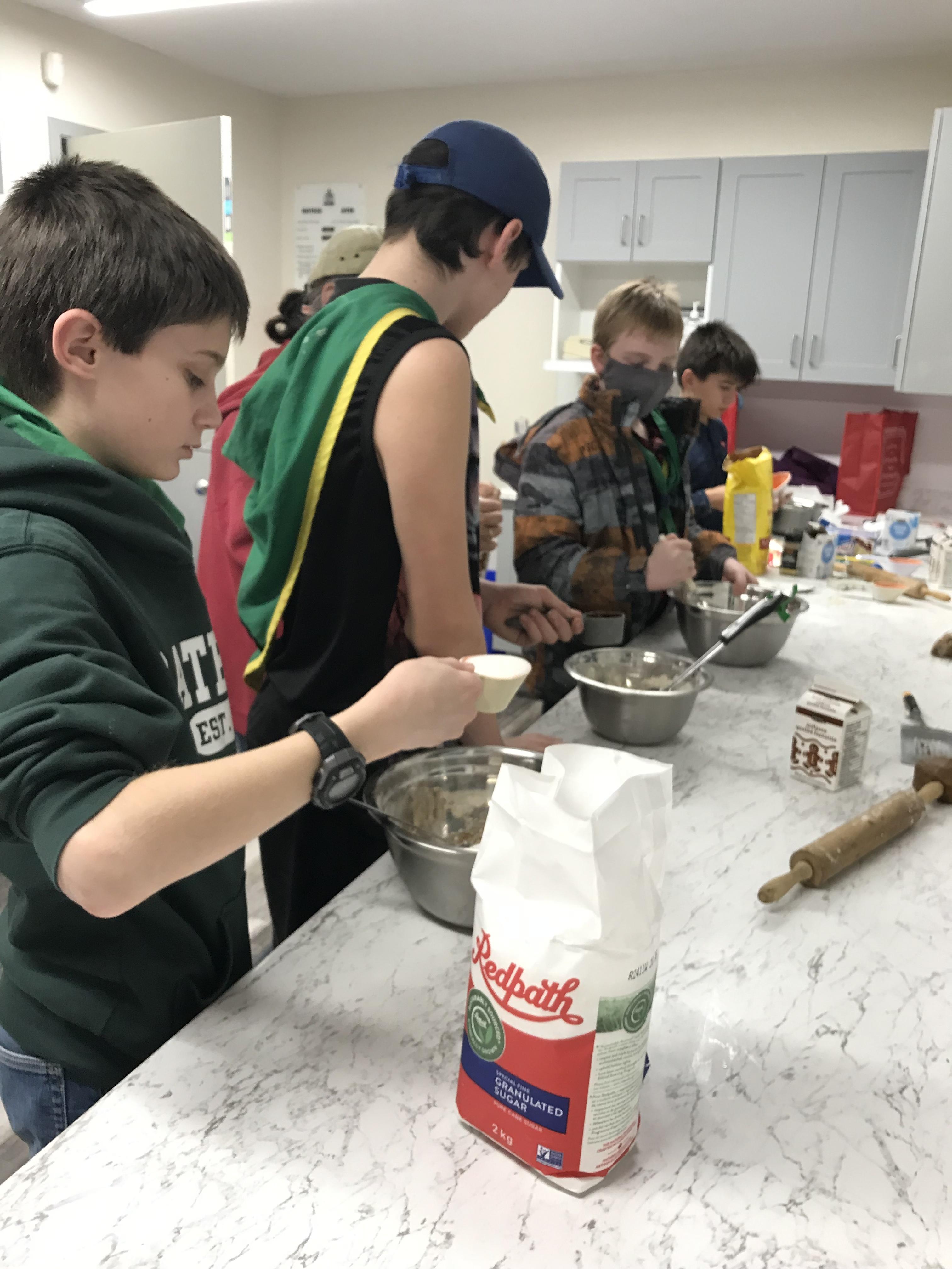 Making Gingerbread Cookies