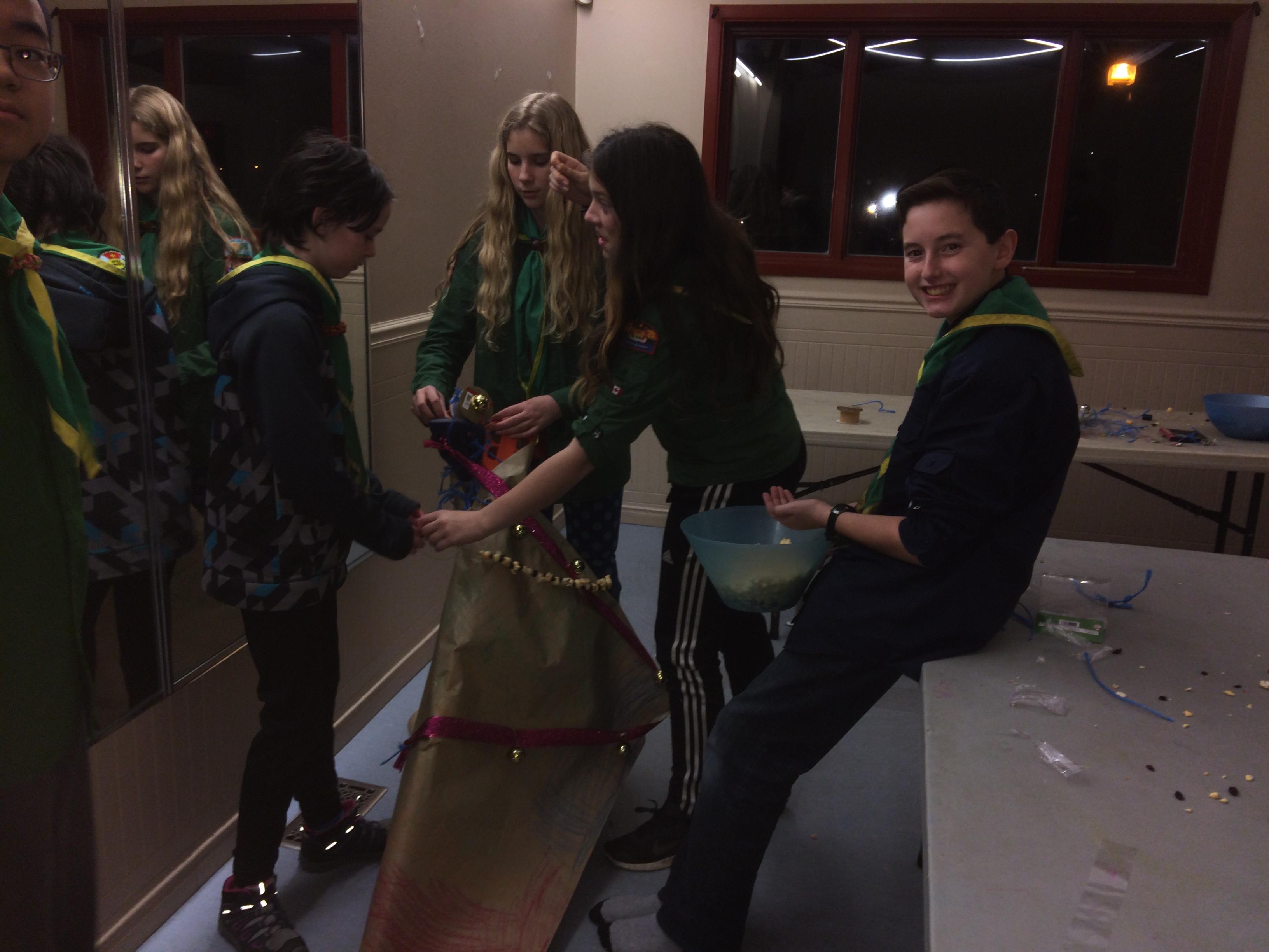 What are we supposed to do with the popcorn?