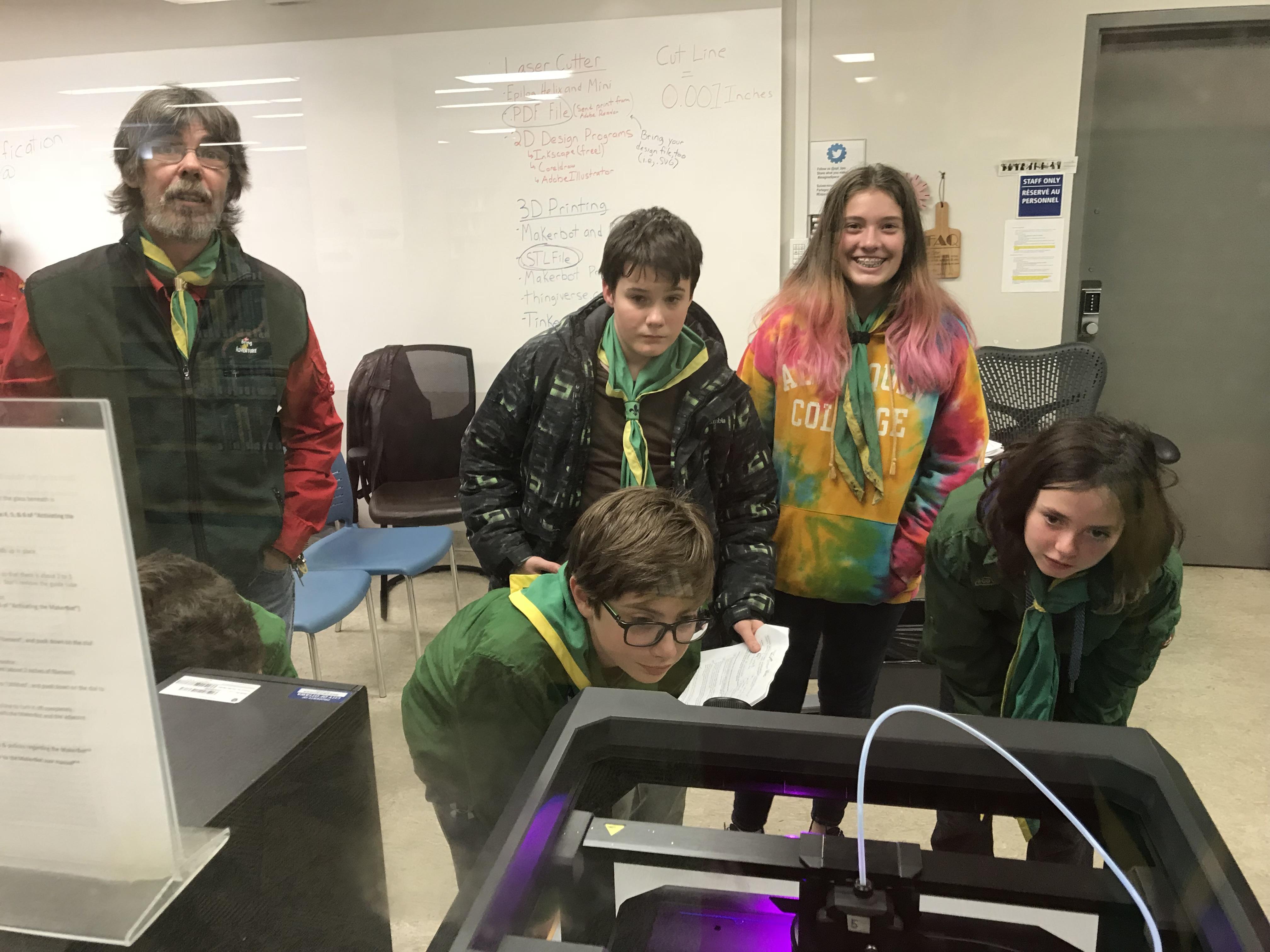 3D printing time Maker night